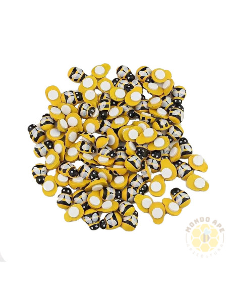 100 API IN LEGNO ADESIVE PER DECORAZIONE BOMBONIERE | MONDO APE