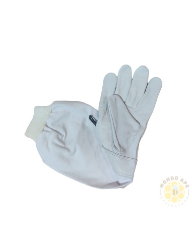 GUANTI IN PELLE CON MANICOTTO IN COTONE MODELLI VARI