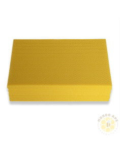 Fogli cerei di pura cera d'api da nido laminato - scatola da 5 kg