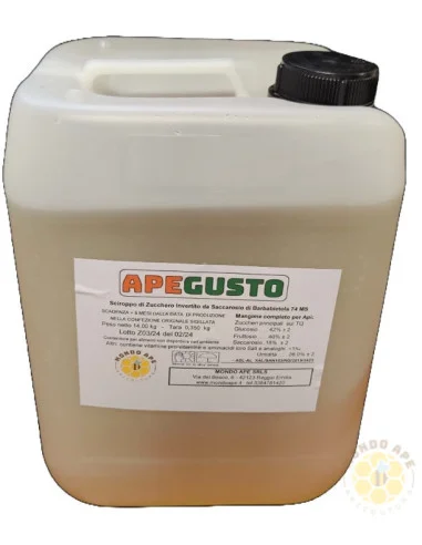 APEGUSTO SCIROPPO INVERTITO BARBABIETOLA 14 KG FRUTTOSIO 45% | MONDO APE