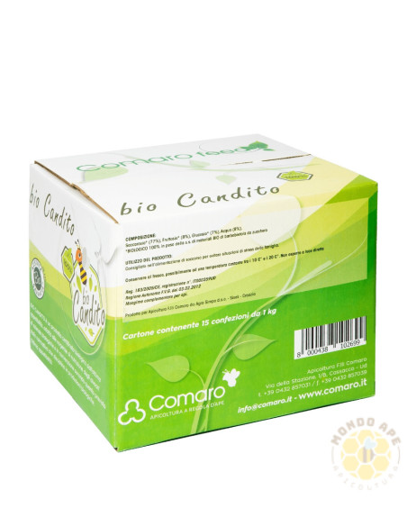 BIO CANDITO 100% BIOLOGICO BIANCO 15 KG (15X1KG) PER API | MONDO APE
