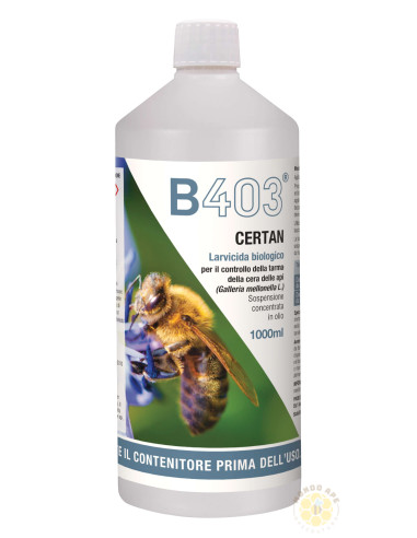 B 403 ANTI TARMA DELLA CERA 1 LITRO BIOLOGICO PER TELAINI | MONDO APE