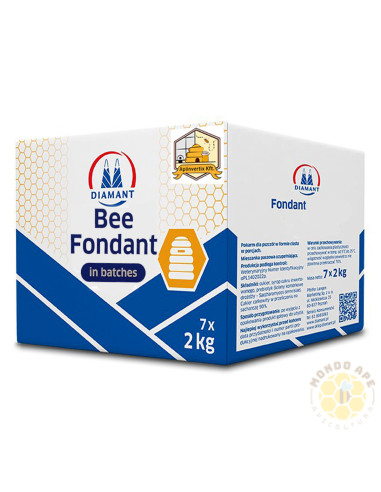 DIAMANT FONDANT CANDITO BIANCO ZUCCHERINO SCATOLA DA 14KG 7 BUSTE DA