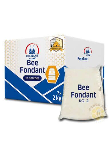 DIAMANT FONDANT CANDITO BIANCO ZUCCHERINO SCATOLA DA 14KG 7 BUSTE DA