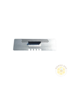 Porticine in lamiera zincata e dentata di 20cm
