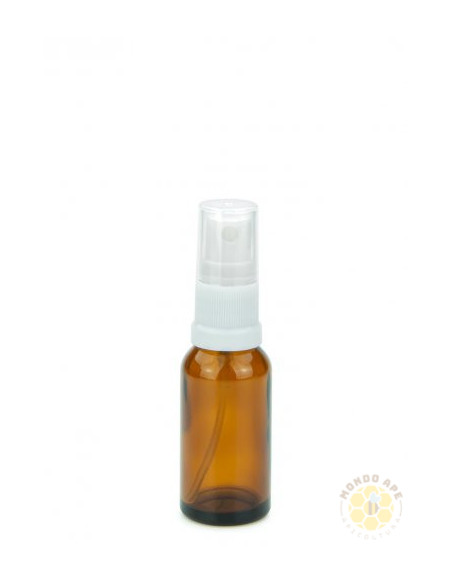 Boccette Per Propoli In Vetro Ambrato Da 10 Ml. Con Tappo E Anello Garanzia - 195 Pezzi