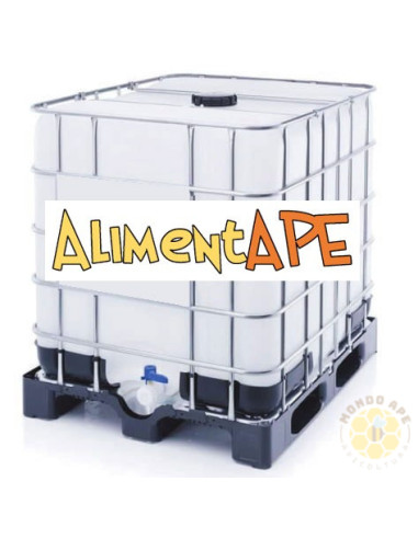 SCIROPPO ALIMENTAPE TANK 1000 KG PER API (CISTERNA A PERDERE) | MONDO APE