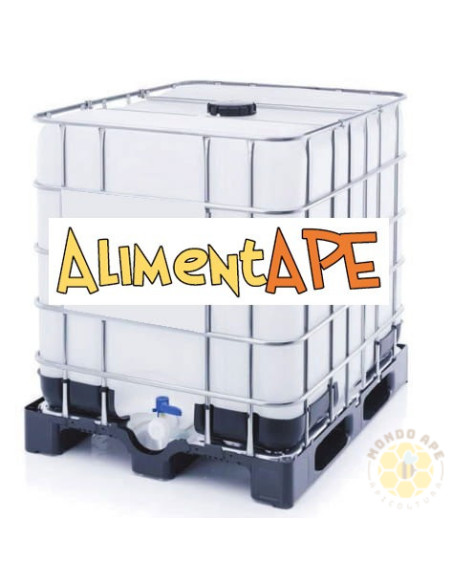 SCIROPPO ALIMENTAPE TANK 1000 KG PER API (CISTERNA A PERDERE) | MONDO APE