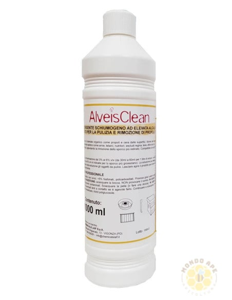 ALVEIS CLEAN DETERGENTE PER ATTREZZI APISTICI 1 LITRO | MONDO APE