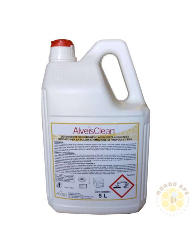 ALVEIS CLEAN DETERGENTE PER ATTREZZI APISTICI 5 LITRI | MONDO APE