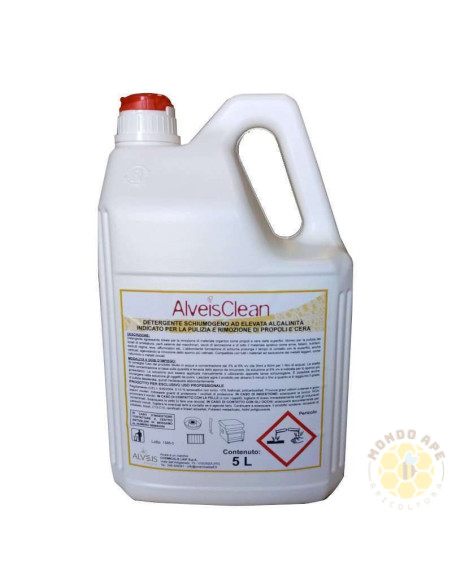 ALVEIS CLEAN DETERGENTE PER ATTREZZI APISTICI 5 LITRI | MONDO APE
