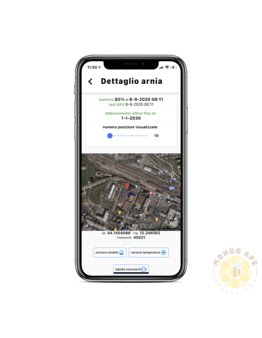 ANTIFURTO GPS PER ARNIA BEESECURE CON ABBONAMENTO 12 MESI | MONDO APE