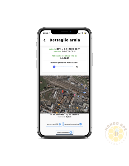 ANTIFURTO GPS PER ARNIA BEESECURE CON ABBONAMENTO 12 MESI | MONDO APE