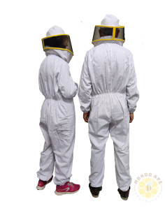 TUTA IN COTONE CON COLLO A SALSICCIOTTO COMPLETA DI MASCHERA ROTONDA  2