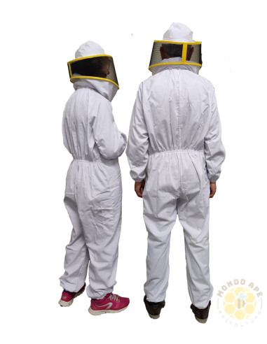 TUTA IN COTONE CON COLLO A SALSICCIOTTO COMPLETA DI MASCHERA ROTONDA