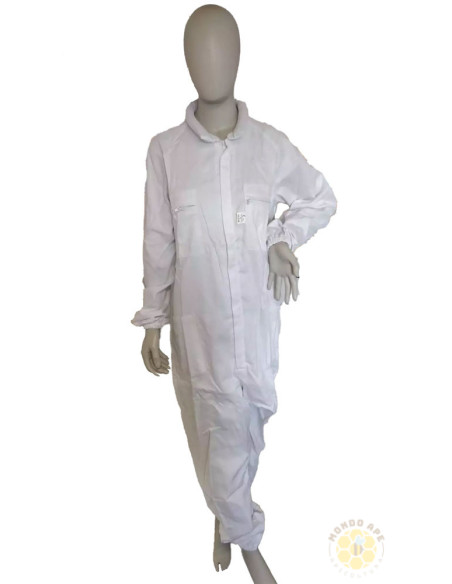 TUTA IN COTONE CON COLLO A SALSICCIOTTO COMPLETA DI MASCHERA ROTONDA 