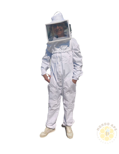 TUTA IN CONTONE COMPLETA DI MASCHERA ASCELLARE 