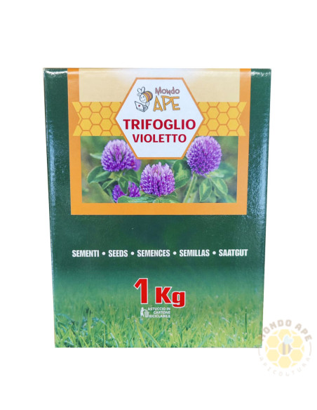 TRIFOGLIO VIOLETTO (TRIFOLIUM PRATENSE) – SEMI DI PIANTA FORAGGERA E MELLIFERA | MONDO APE