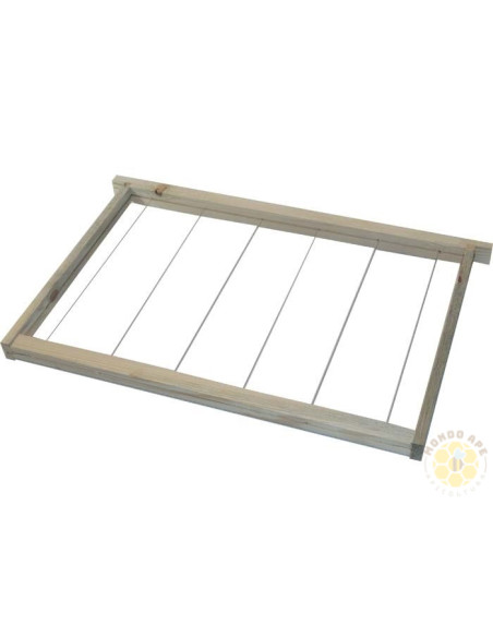 TELAINO DA NIDO ARMATO CON FILO IN LEGNO DI TIGLIO 47 CM DADANT | MONDO APE