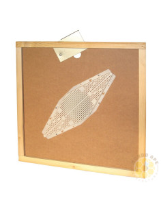 Apiscampo a Losanga su Telaio 43x50 cm per Arnia 10 Favi | Separatore Api-Melario