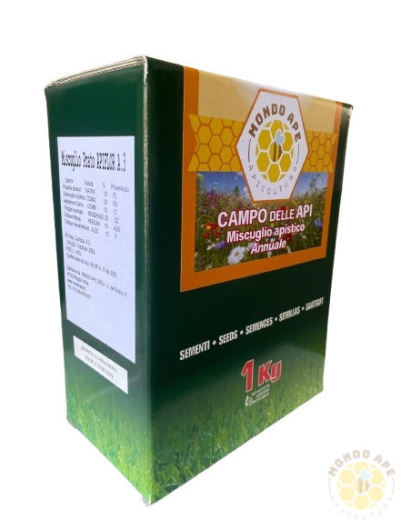 MISCUGLIO APISTICO ANNUALE CAMPO DELLE API SEMENZA 1000 GRAMMI 1KG 