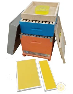 ARNIA PRONTO RACCOLTO CUBO DB 10 FAVI COMPLETA CON MELARIO E TELAINI | MONDO APE