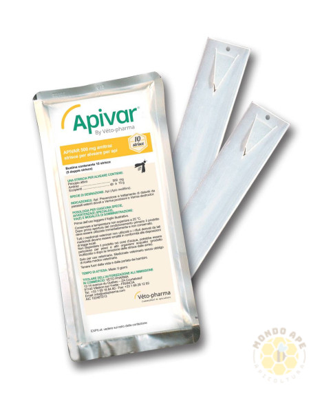 APIVAR AMITRAZ STRISCE ANTIVARROA 10 PZ | MONDO APE