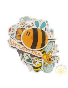 STICKERS ADESIVI IMPERMEABILI API 50 PEZZI