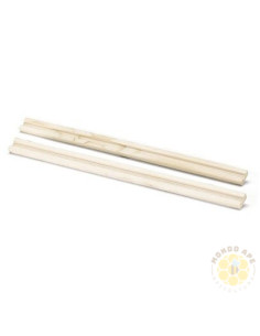 Stecche in legno senza cupolini