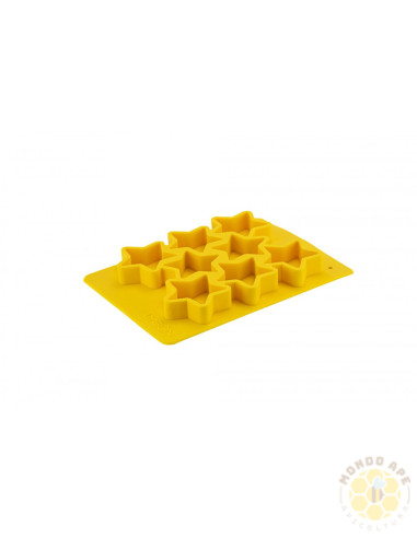 STAMPO PER CANDELE IN SILICONE 8 STELLE TEALIGHT 
