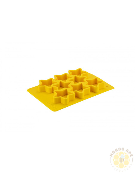 STAMPO PER CANDELE IN SILICONE 8 STELLE TEALIGHT 