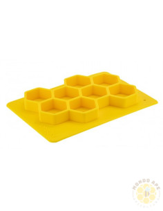 STAMPO PER CANDELE IN SILICONE 8 ESAGONI TEALIGHT