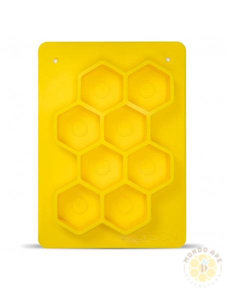 STAMPO PER CANDELE IN SILICONE 8 ESAGONI TEALIGHT 