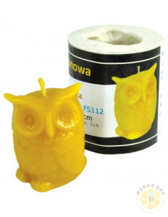 STAMPO PER CANDELA IN SILICONE GUFO PICCOLO