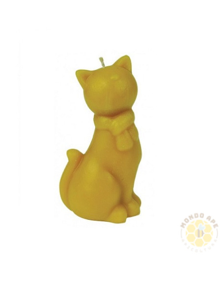 STAMPO PER CANDELA IN SILICONE GATTO CON SCIARPA