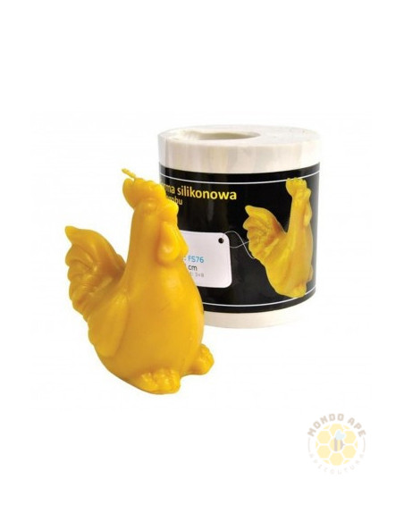 STAMPO PER CANDELA IN SILICONE GALLO