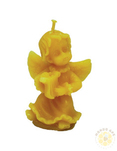 STAMPO PER CANDELA IN SILICONE ANGELO CON ARPA 2