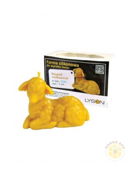 STAMPO PER CANDELA IN SILICONE AGNELLO PASQUALE
