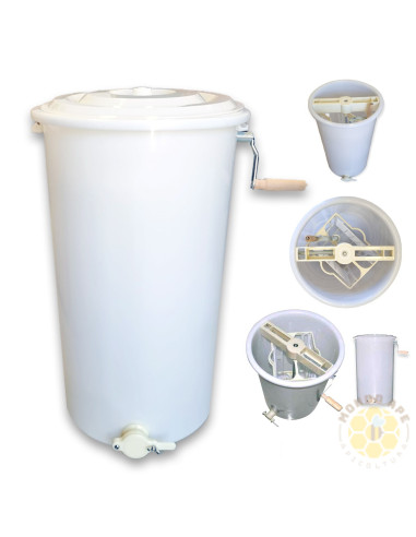 Smelatore inox radiale - motorizzato - per 24 favi melario