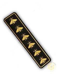 SIGILLO DI GARANZIA API DORATE NERO 5x1 2 cm 1000 ETICHETTE