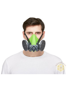 SEMIMASCHERA IN SILICONE ANTIGAS BLS 4000 NEXT SENZA FILTRI M L 2