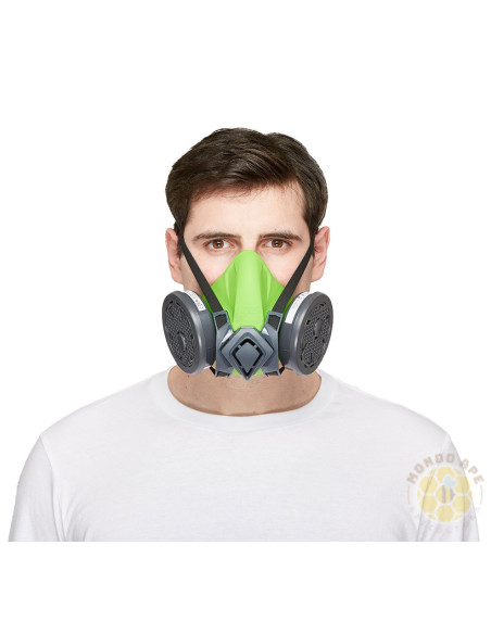 SEMIMASCHERA IN SILICONE ANTIGAS BLS 4000 NEXT SENZA FILTRI M L