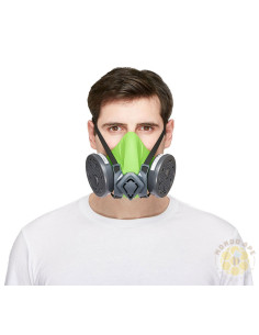SEMIMASCHERA ANTIGAS COMPLETA DI FILTRI BLS
