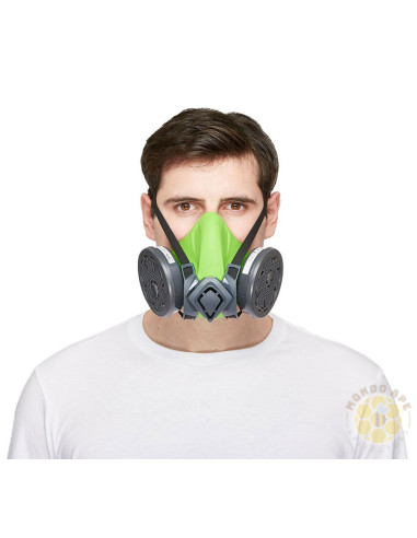 SEMIMASCHERA ANTIGAS COMPLETA DI FILTRI BLS