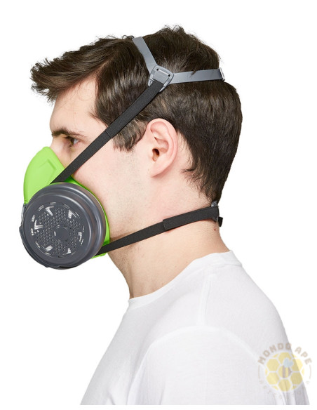 SEMIMASCHERA ANTIGAS COMPLETA DI FILTRI BLS