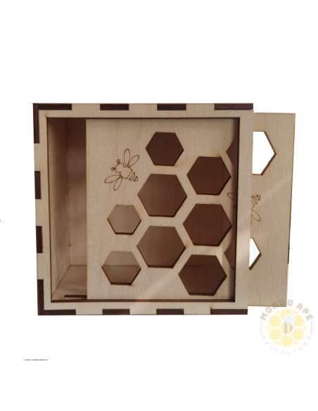 SCATOLINA IN LEGNO CON COPERCHIO SCORREVOLE