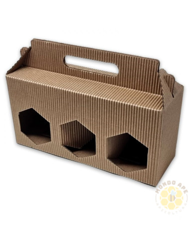 SCATOLA PER 3 VASETTI DA 500 GRAMMI