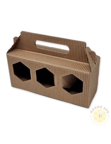 SCATOLA PER 3 VASETTI DA 250 GRAMMI