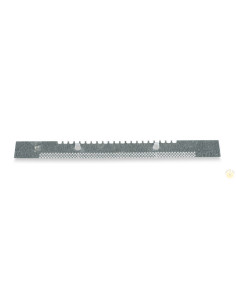 Porticina in lamiera zincata dentata e forata, 44.8 cm per arnie a 12 favi