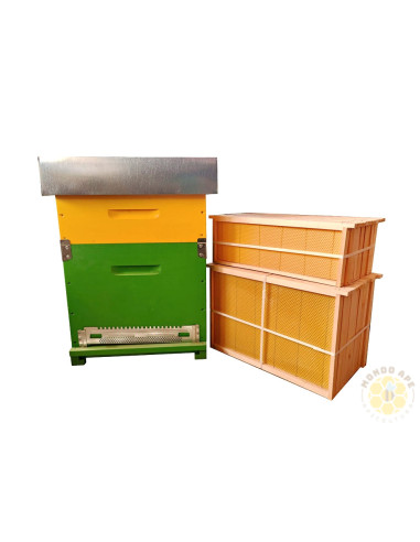 ARNIA CUBO VERNICIATA COMPLETA DI MELARIO CON TELAINI CERATI